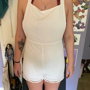 Honey punch White romper